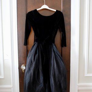 Black Modcloth Collectif Velvet Tulle Dress